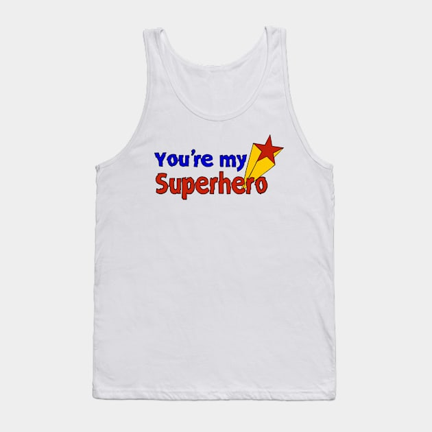 My Super Hero Tank Top by  Colorful&Goldie